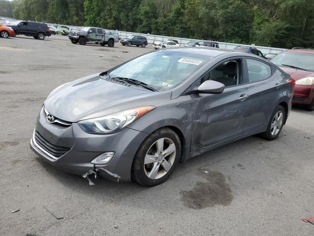 5NPDH4AE9DH280392 - 2013 HYUNDAI ELANTRA GLS GRAY photo 1