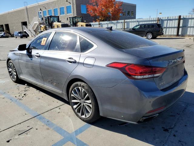 KMHGN4JE0FU073013 - 2015 HYUNDAI GENESIS 3.8L GRAY photo 3