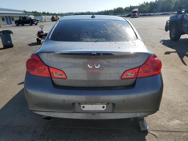 JN1CV6AR2CM681180 - 2012 INFINITI G37 SILVER photo 6