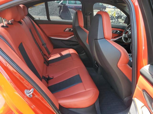 WBS33AY07NFN05898 - 2022 BMW M3 COMPETITION ნარინჯისფერი ფოტო 10