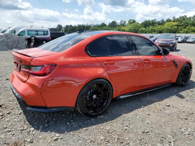 WBS33AY07NFN05898 - 2022 BMW M3 COMPETITION ნარინჯისფერი ფოტო 3