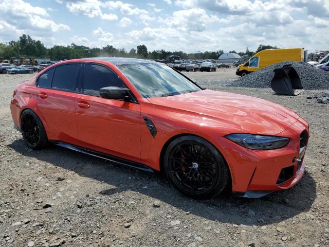 WBS33AY07NFN05898 - 2022 BMW M3 COMPETITION ნარინჯისფერი ფოტო 4