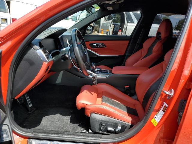 WBS33AY07NFN05898 - 2022 BMW M3 COMPETITION ნარინჯისფერი ფოტო 7