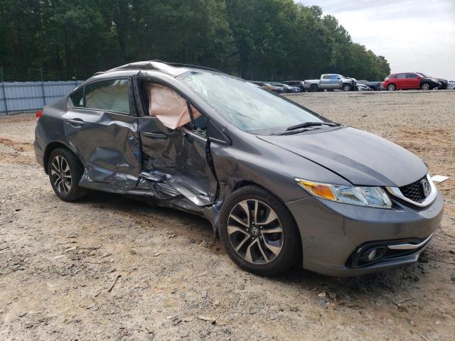 19XFB2F98DE256907 - 2013 HONDA CIVIC EXL ნაცრისფერი ფოტო 4