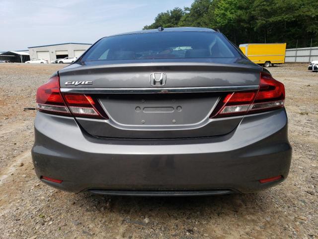 19XFB2F98DE256907 - 2013 HONDA CIVIC EXL ნაცრისფერი ფოტო 6