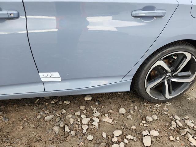 1HGCV2F31NA014844 - 2022 HONDA ACCORD SPORT ნაცრისფერი ფოტო 12