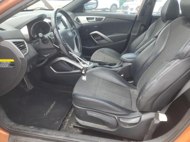 KMHTC6AD8GU281262 - 2016 HYUNDAI VELOSTER ORANGE photo 7