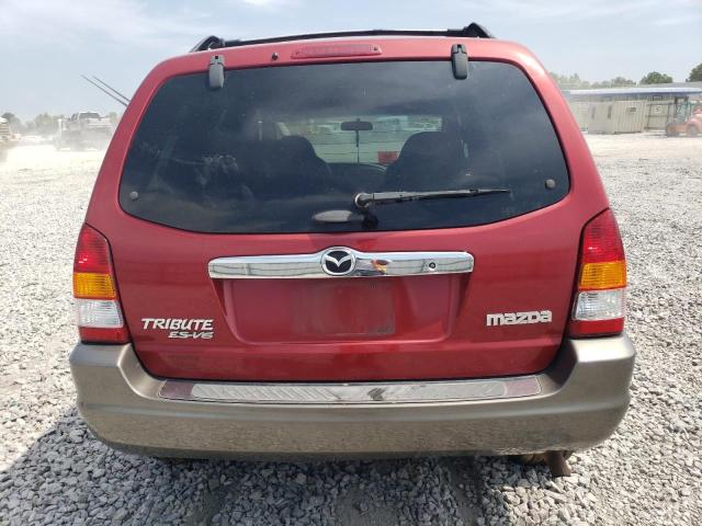 4F2CU09191KM60597 - 2001 MAZDA TRIBUTE LX MAROON photo 6