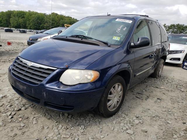 2A8GP54L16R781632 - 2006 CHRYSLER TOWN & COU TOURING BLUE photo 1