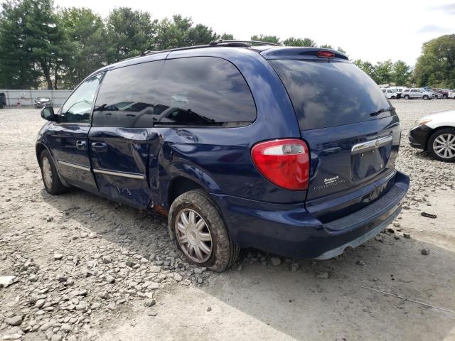 2A8GP54L16R781632 - 2006 CHRYSLER TOWN & COU TOURING BLUE photo 2