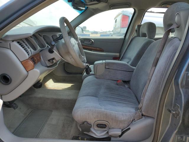 1G4HP54K92U147190 - 2002 BUICK LESABRE CUSTOM BLUE photo 7