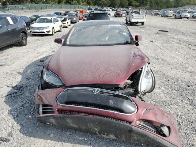 5YJSA1DN3CFS00961 - 2012 TESLA MODEL S RED photo 5