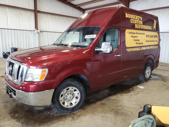 1N6AF0LY8CN111632 - 2012 NISSAN NV 2500 MAROON photo 1