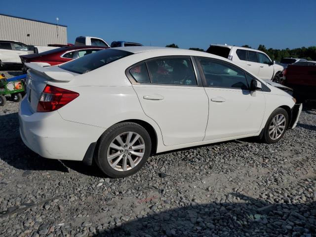 2HGFB2F91CH529691 - 2012 HONDA CIVIC EXL WHITE photo 3