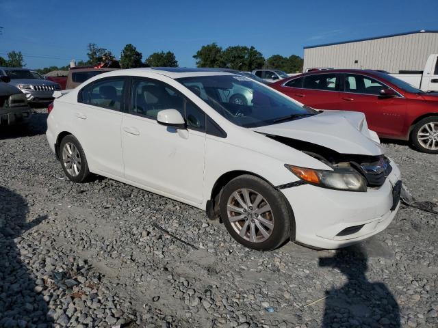 2HGFB2F91CH529691 - 2012 HONDA CIVIC EXL WHITE photo 4