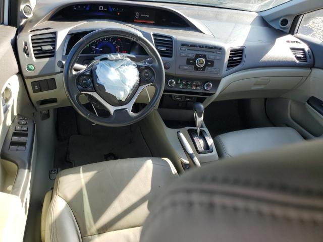 2HGFB2F91CH529691 - 2012 HONDA CIVIC EXL WHITE photo 8