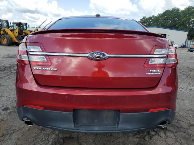 1FAHP2E8XEG136214 - 2014 FORD TAURUS SEL BURGUNDY photo 6