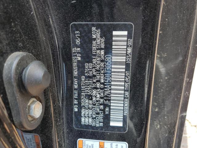 JF1ZNAA15D1730580 - 2013 TOYOTA SCION FR-S შავი ფოტო 12