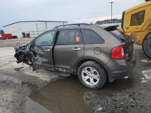 2FMDK4JC3BBA73968 - 2011 FORD EDGE SEL BROWN photo 2