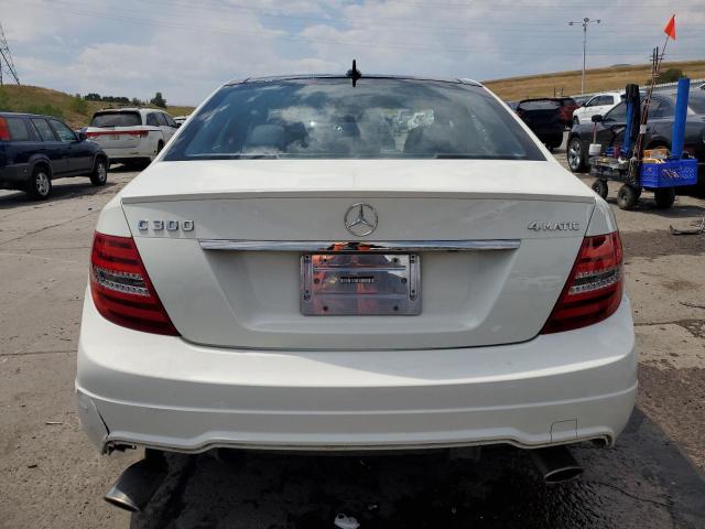 WDDGF8BB8CR195457 - 2012 MERCEDES-BENZ C 300 4MATIC WHITE photo 6