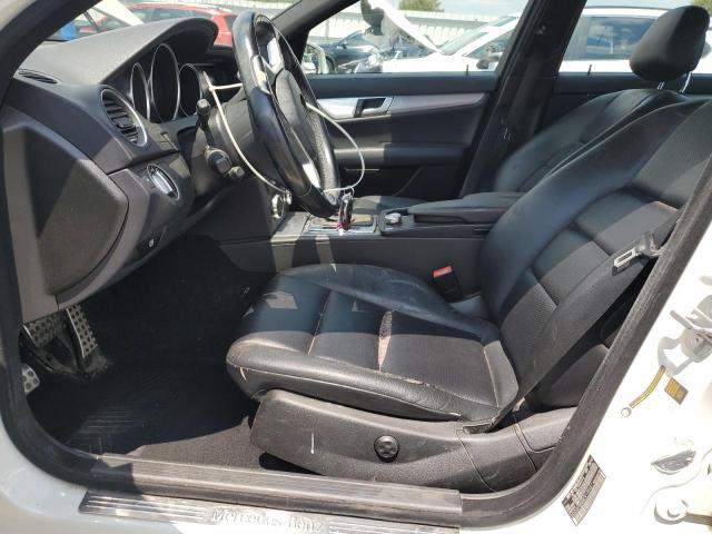 WDDGF8BB8CR195457 - 2012 MERCEDES-BENZ C 300 4MATIC WHITE photo 7