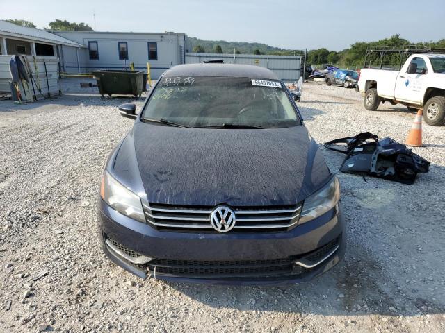 1VWAP7A33EC009313 - 2014 VOLKSWAGEN PASSAT S BLUE photo 5