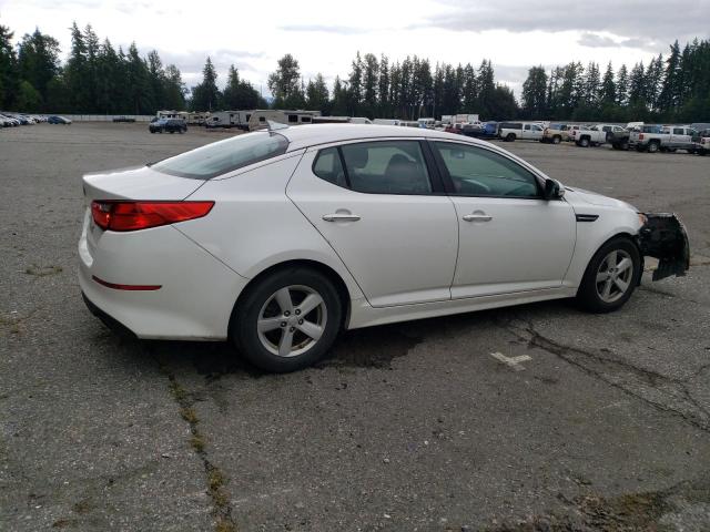 KNAGM4A73F5551294 - 2015 KIA OPTIMA LX WHITE photo 3