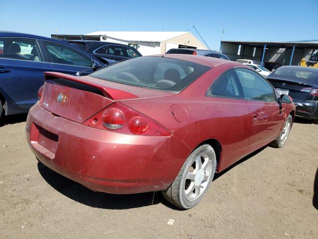 1ZWFT61L3Y5638571 - 2000 MERCURY COUGAR V6 RED photo 3