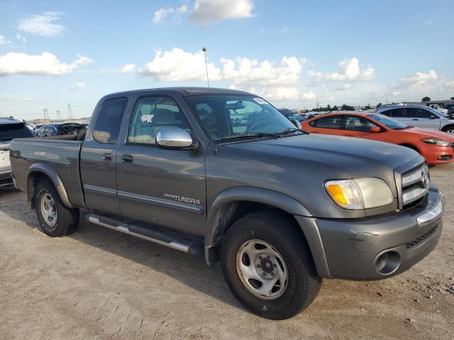 5TBRN34184S447460 - 2004 TOYOTA TUNDRA ACCESS CAB SR5 GRAY photo 4