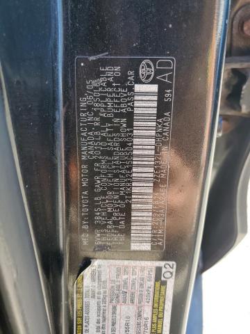 2T1KR32E15C504031 - 2005 TOYOTA COROLLA MA XR BLACK photo 13