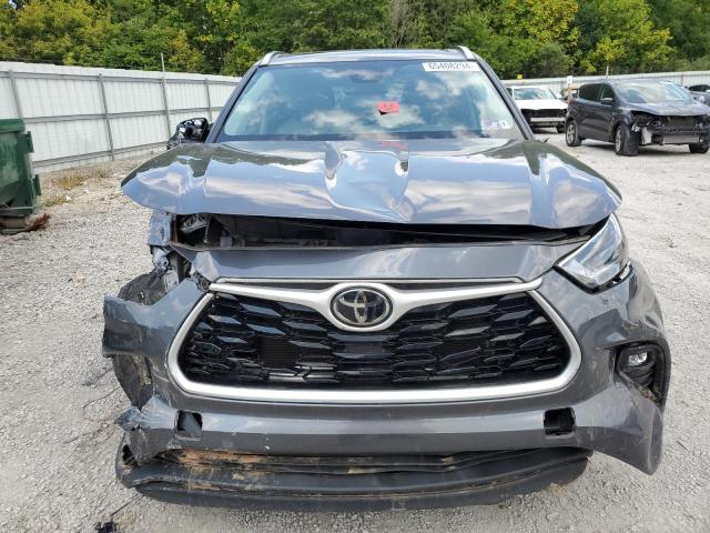 5TDHZRBH7MS117187 - 2021 TOYOTA HIGHLANDER XLE GRAY photo 5