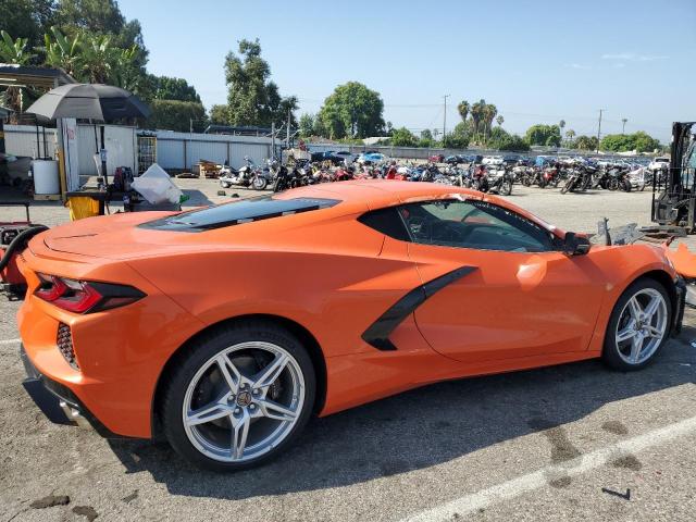 1G1YA2D49M5113083 - 2021 CHEVROLET CORVETTE STINGRAY 1LT ORANGE photo 3