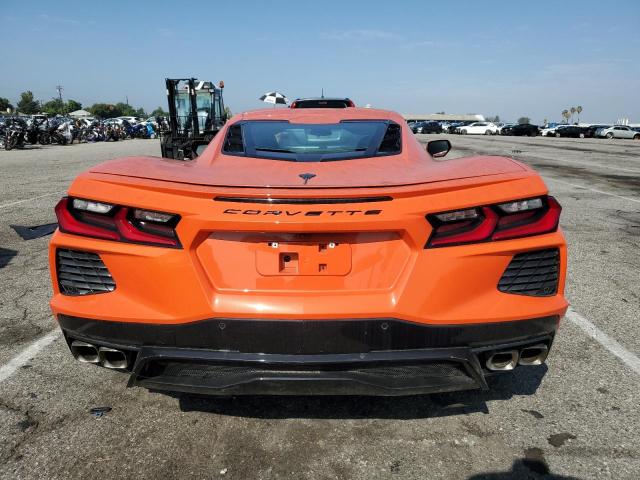 1G1YA2D49M5113083 - 2021 CHEVROLET CORVETTE STINGRAY 1LT ORANGE photo 6