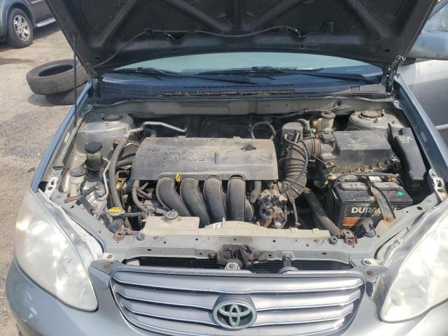 JTDBR32E842038806 - 2004 TOYOTA COROLLA CE SILVER photo 11