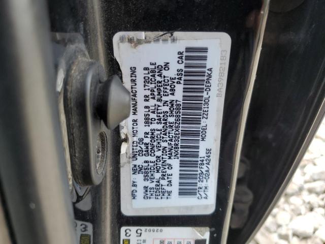 1NXBR32EX6Z685887 - 2006 TOYOTA COROLLA CE BLACK photo 12