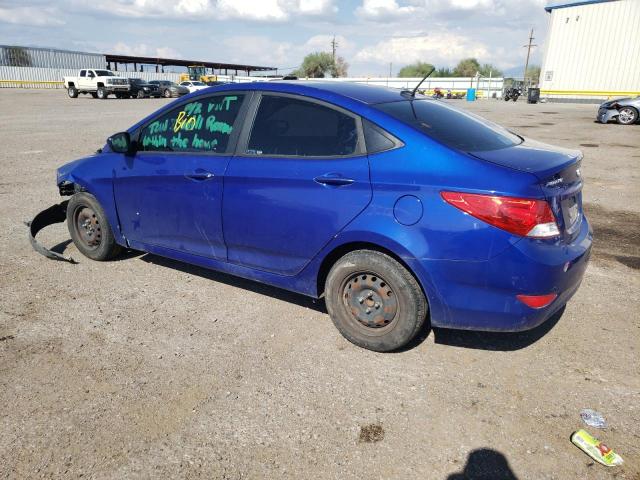 KMHCT4AE6CU232875 - 2012 HYUNDAI ACCENT GLS BLUE photo 2