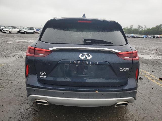 3PCAJ5BB8MF107558 - 2021 INFINITI QX50 LUXE BLUE photo 6