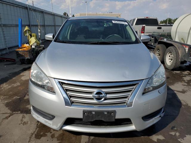 3N1AB7AP6FL632020 - 2015 NISSAN SENTRA S SILVER photo 5