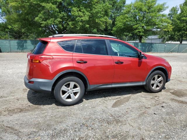 2T3WFREV8DW010486 - 2013 TOYOTA RAV4 XLE RED photo 3