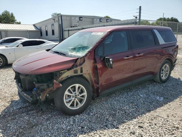 KNDNB4H39N6122558 - 2022 KIA CARNIVAL LX MAROON photo 1