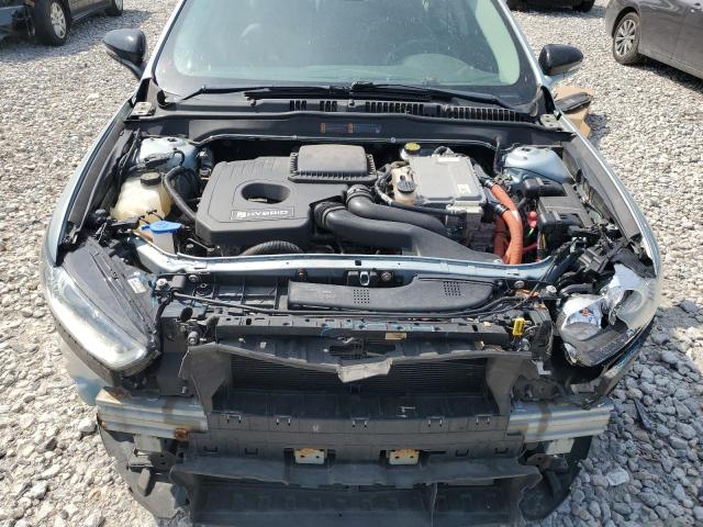 3FA6P0LU0DR303005 - 2013 FORD FUSION SE HYBRID TURQUOISE photo 11