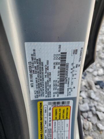 3FA6P0LU0DR303005 - 2013 FORD FUSION SE HYBRID TURQUOISE photo 12