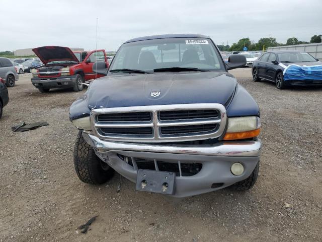 1B7GG22NX1S207838 - 2001 DODGE DAKOTA BLUE photo 5