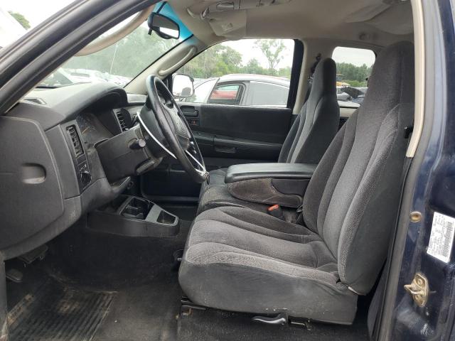 1B7GG22NX1S207838 - 2001 DODGE DAKOTA BLUE photo 7