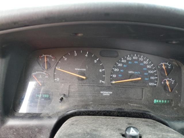 1B7GG22NX1S207838 - 2001 DODGE DAKOTA BLUE photo 9