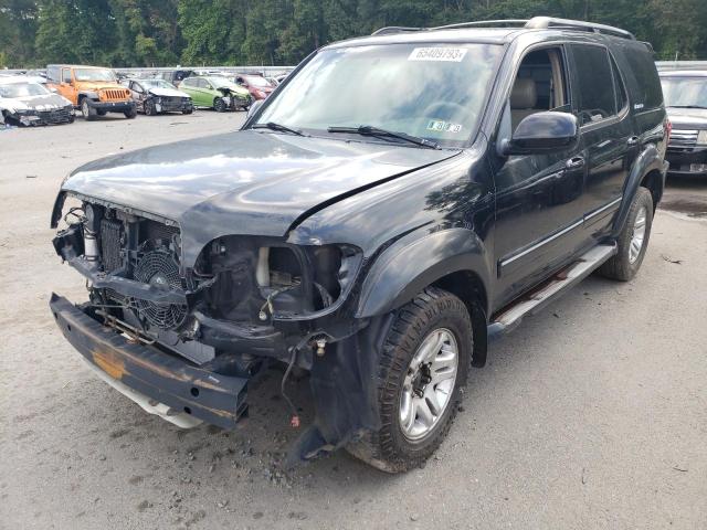 5TDBT48A06S265284 - 2006 TOYOTA SEQUOIA LIMITED BLACK photo 1