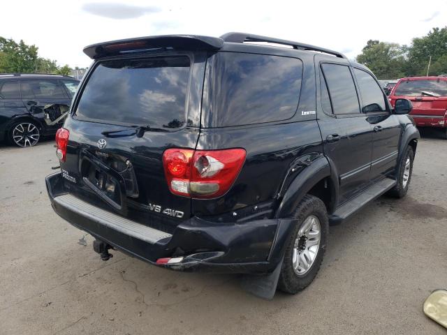 5TDBT48A06S265284 - 2006 TOYOTA SEQUOIA LIMITED BLACK photo 3