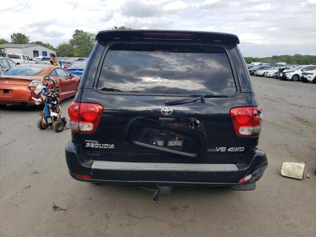 5TDBT48A06S265284 - 2006 TOYOTA SEQUOIA LIMITED BLACK photo 6