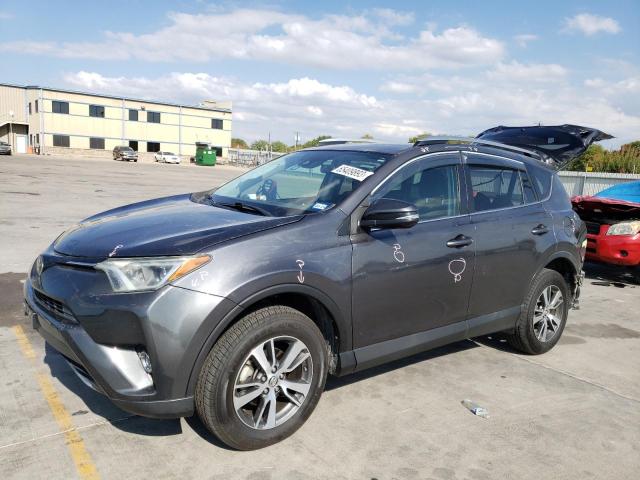 2T3WFREV6JW410137 - 2018 TOYOTA RAV4 ADVENTURE GRAY photo 1