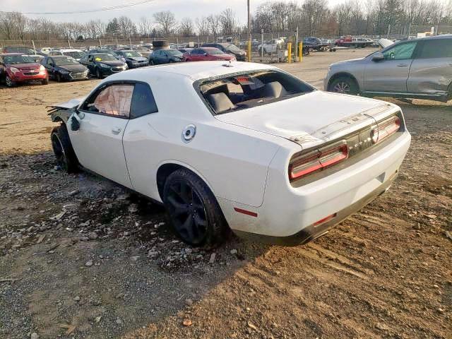 2C3CDZBG7FH700428 - 2015 DODGE CHALLENGER SXT PLUS WHITE photo 3